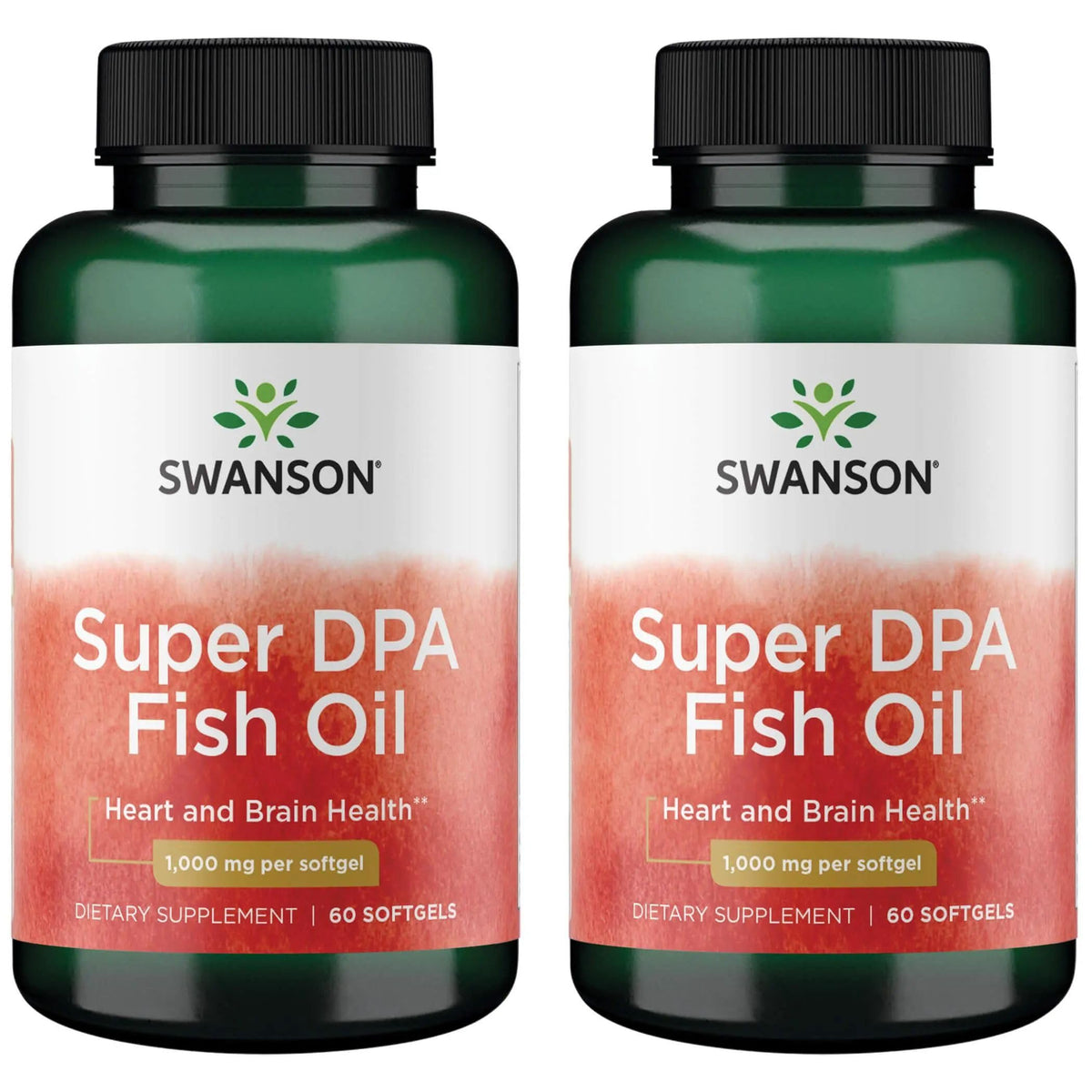 Swanson Super DPA Fish Oil bottle and label