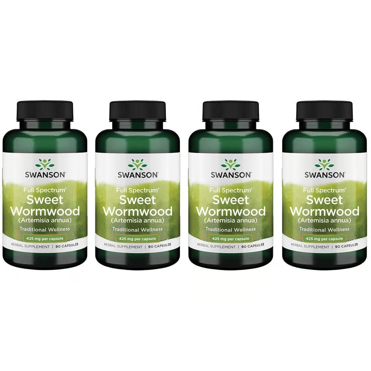 Swanson Sweet Wormwood bottle front promoting digestive health support