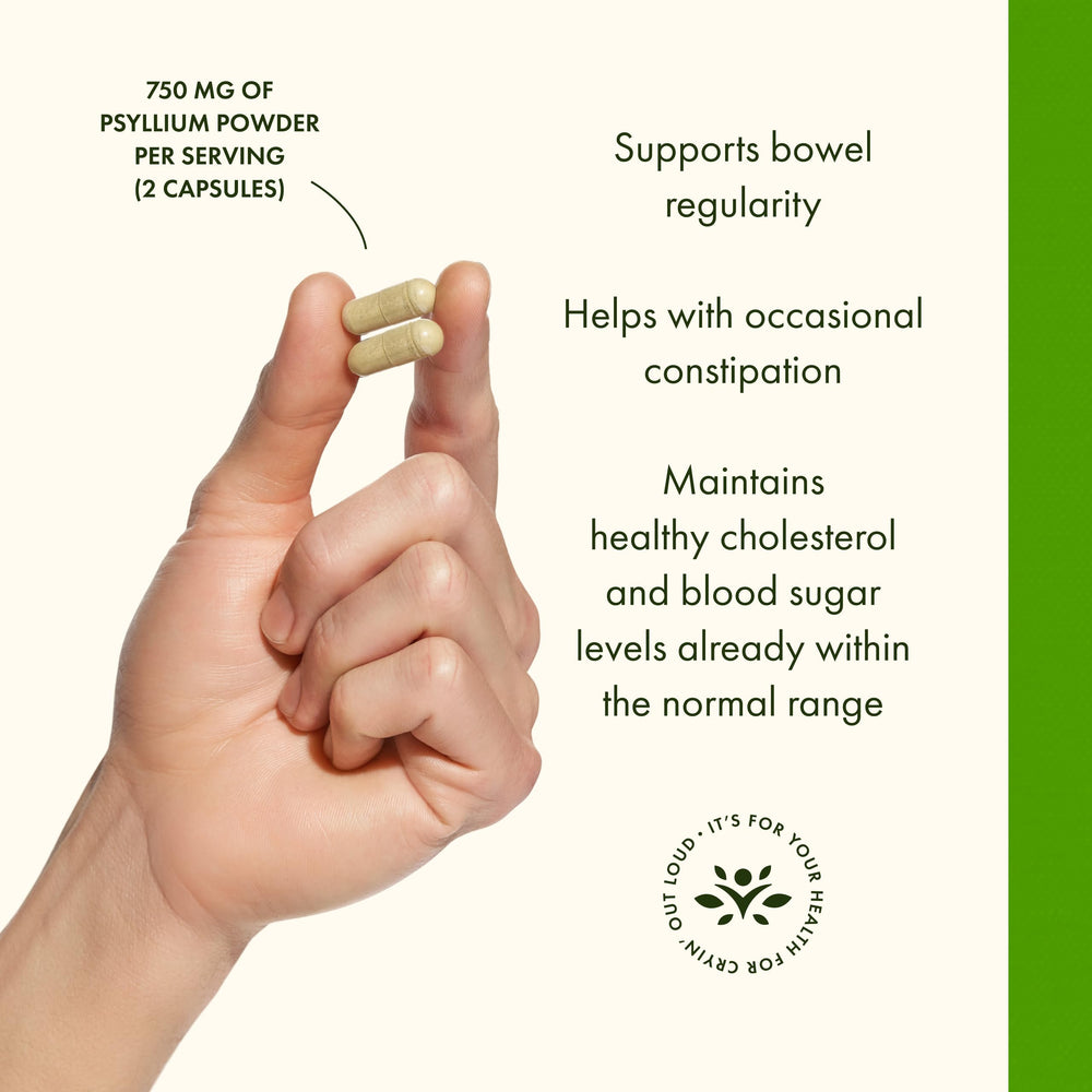 Hand holding one Swanson capsule to show true size and convenient portability