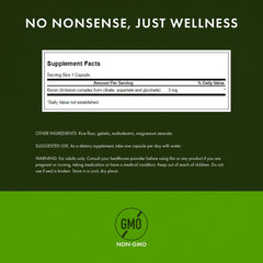 Boron's three forms: citrate, aspartate and glycinate