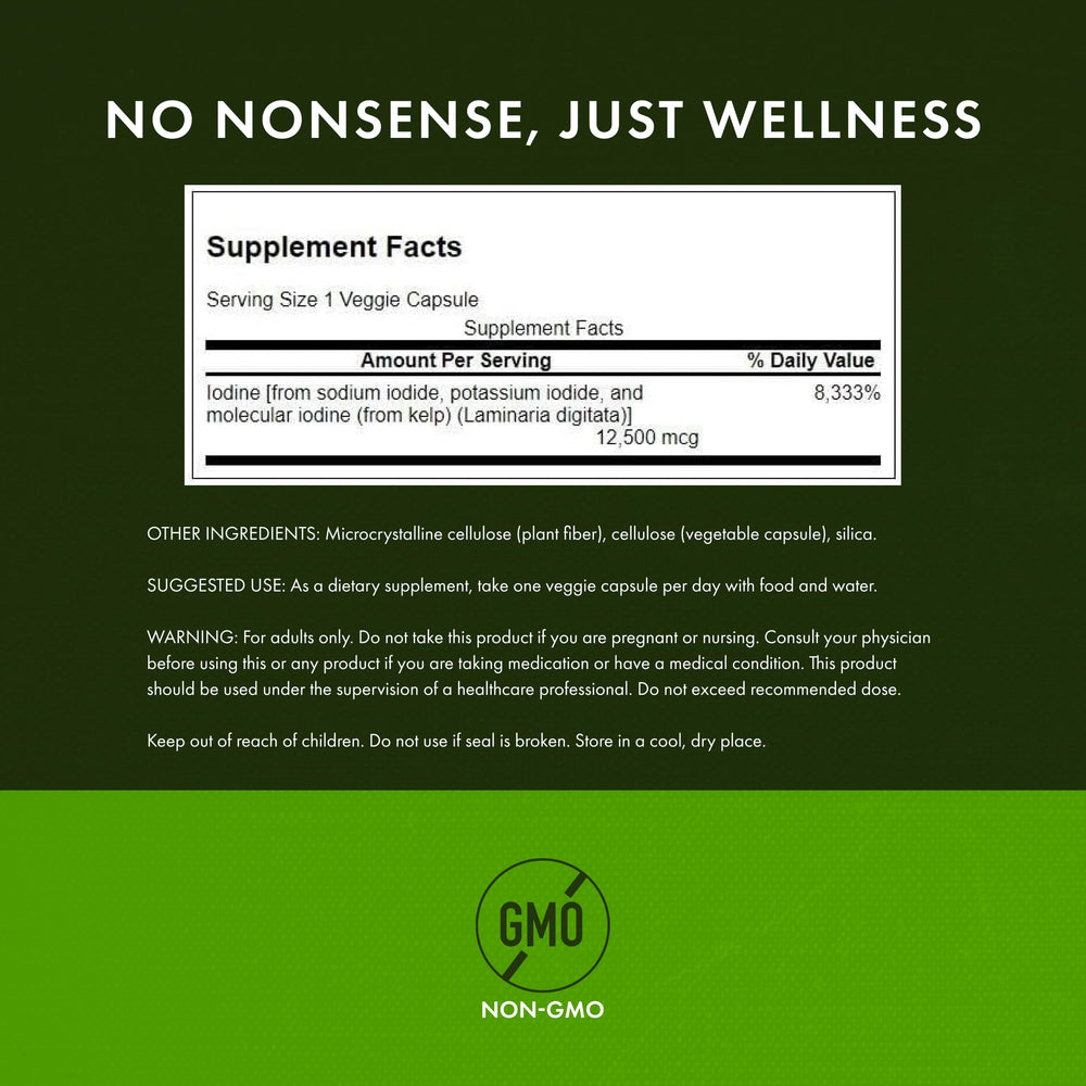 Container showing 60 vegetarian capsules