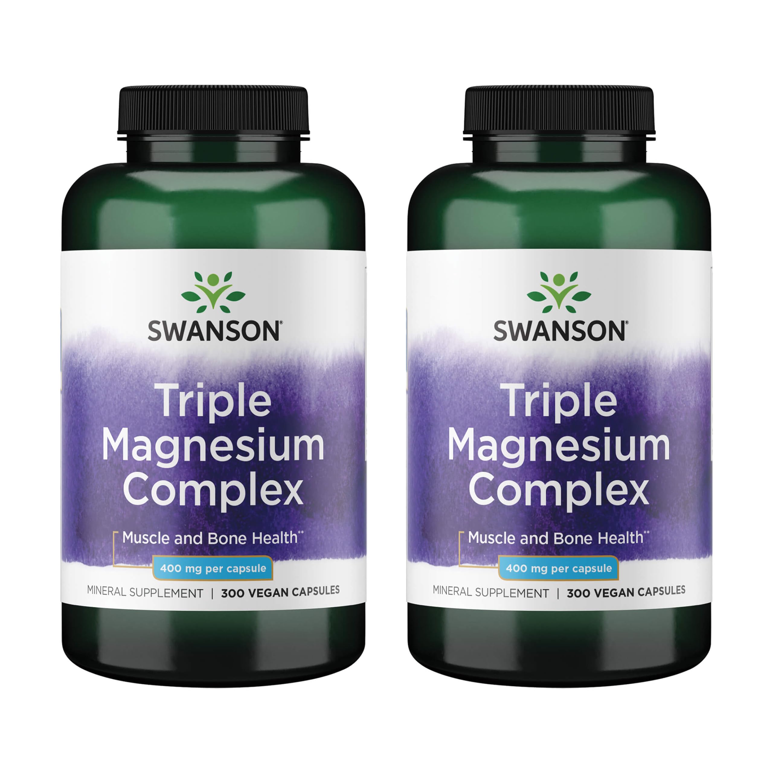Swanson Triple Magnesium Complex bottle front view