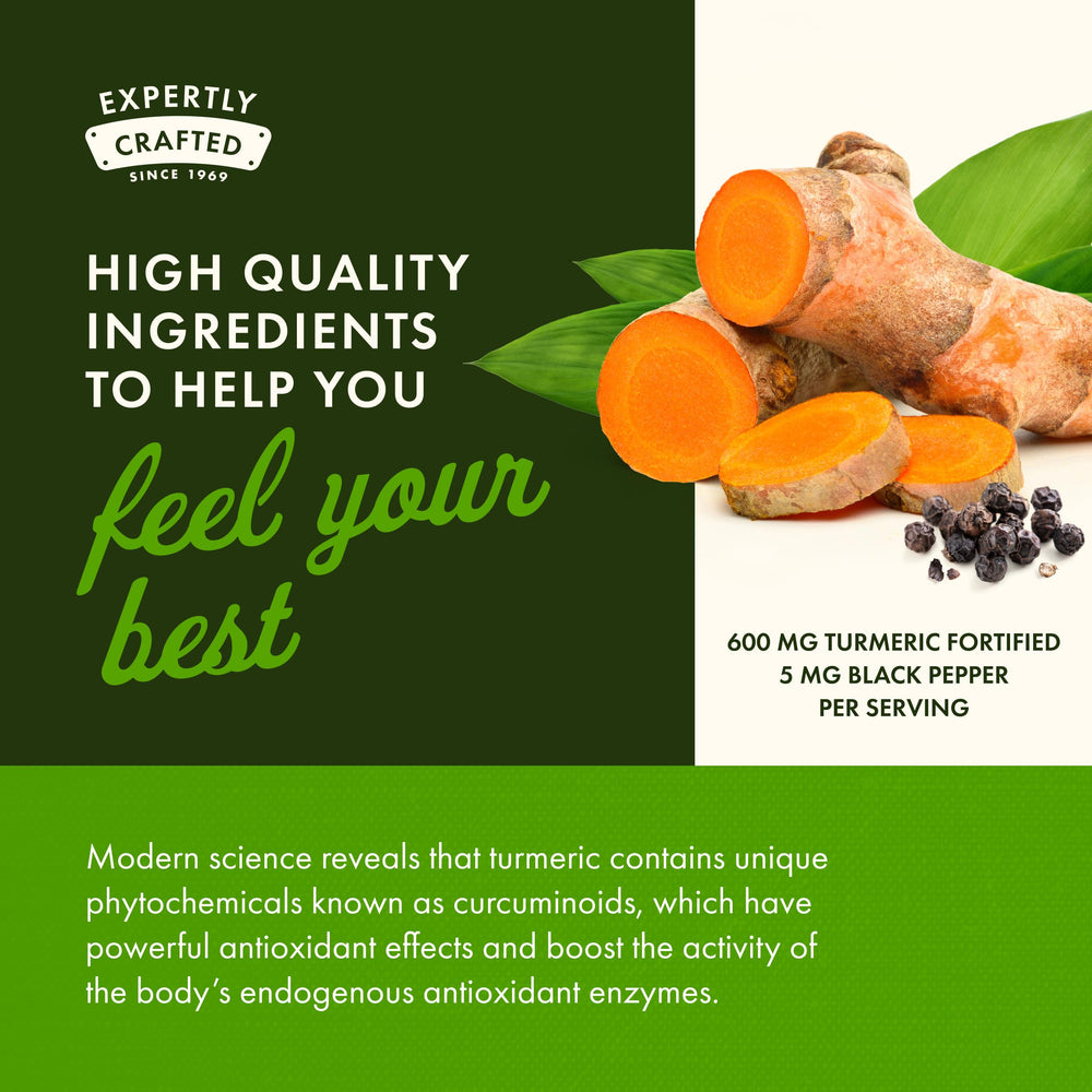 Capsules of Swanson Turmeric & Black Pepper supplement