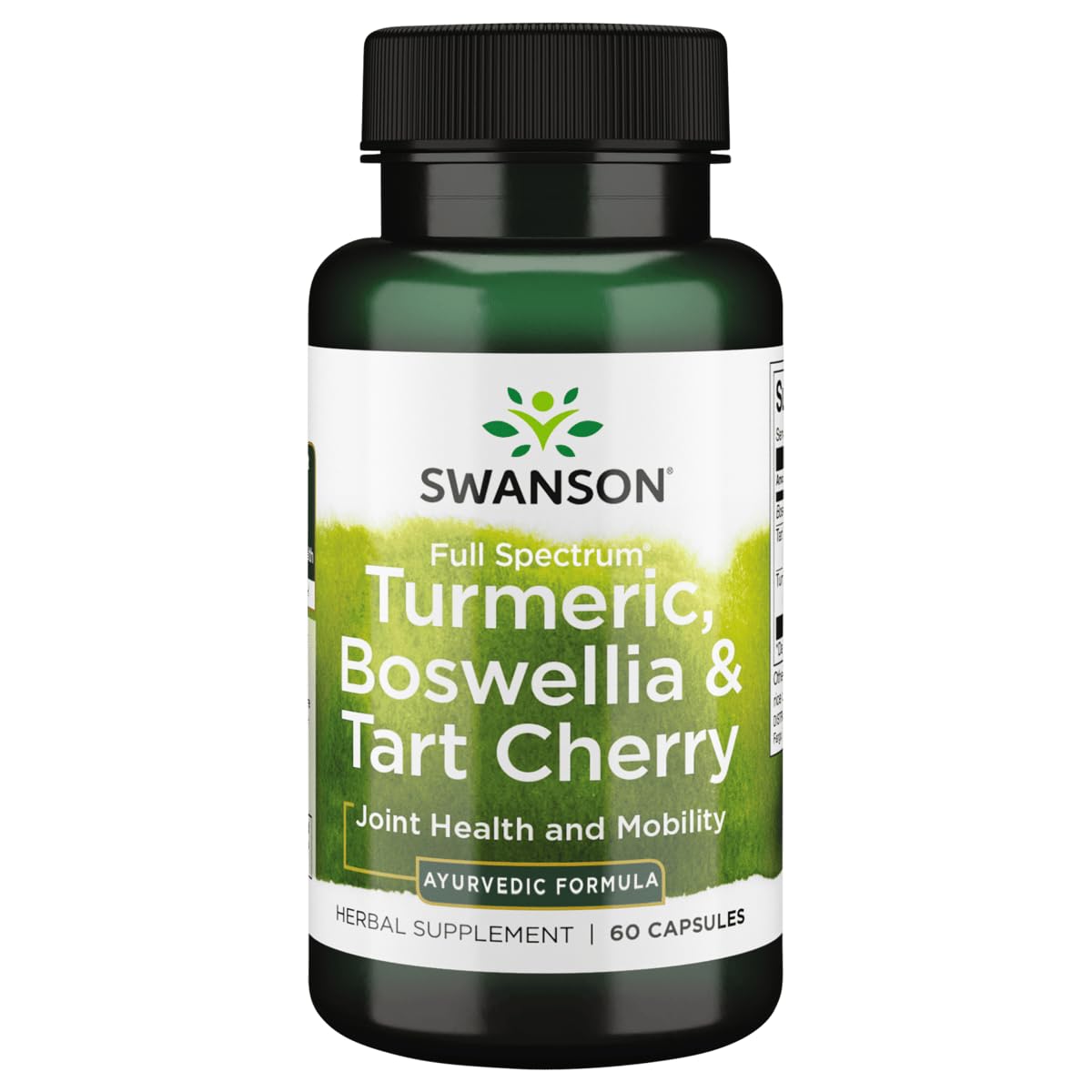 Swanson Full Spectrum Turmeric Boswellia Tart Cherry Joint Support bottle - 60 capsules