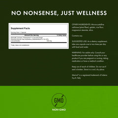 Ingredient panel featuring Meriva and turmeric phytosome