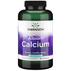 Swanson ULT Albion Calcium 180 mg bottle of 180 capsules