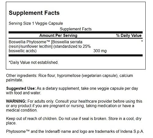 Swanson ULT Boswellia Advanced 300mg bottle with label close-up