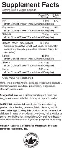 Vegan, Vegetarian, Non-GMO labeling on the Swanson supplement bottle