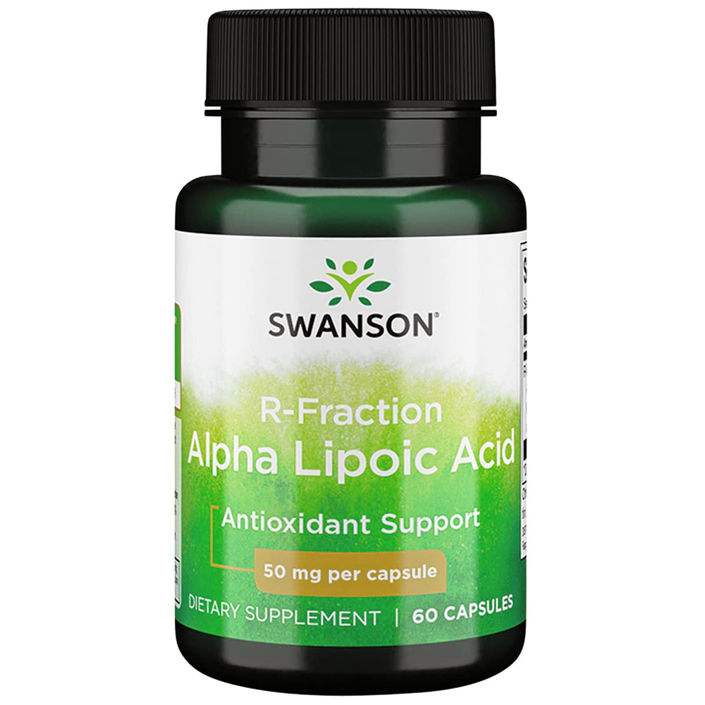 Swanson ULT R-Fraction Alpha Lipoic 50mg bottle front view