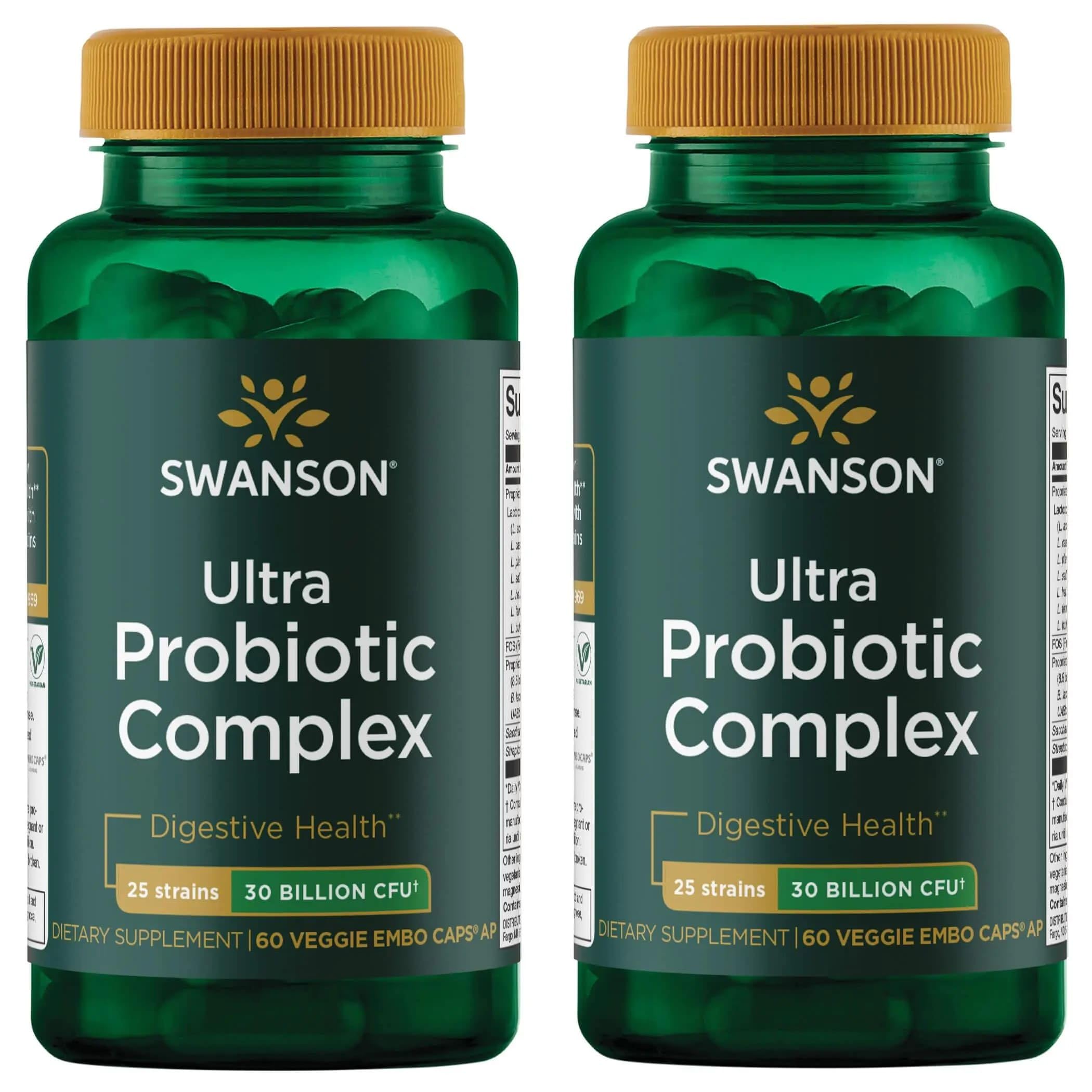 Product label showing 30 Billion CFU and 25 probiotic strains