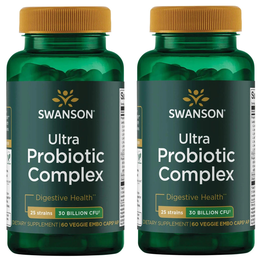 Product label showing 30 Billion CFU and 25 probiotic strains