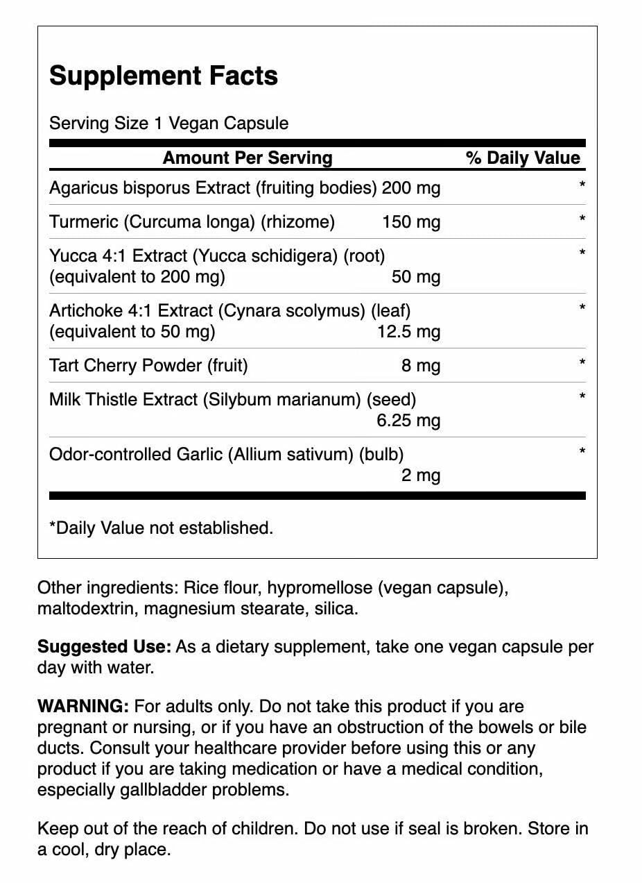 Swanson Uric Acid Cleanse bottle side view showing product shape and label details for credibility