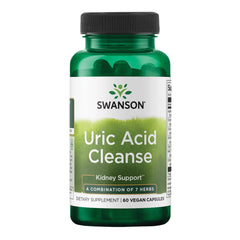 Swanson Uric Acid Cleanse bottle for daily detox support.