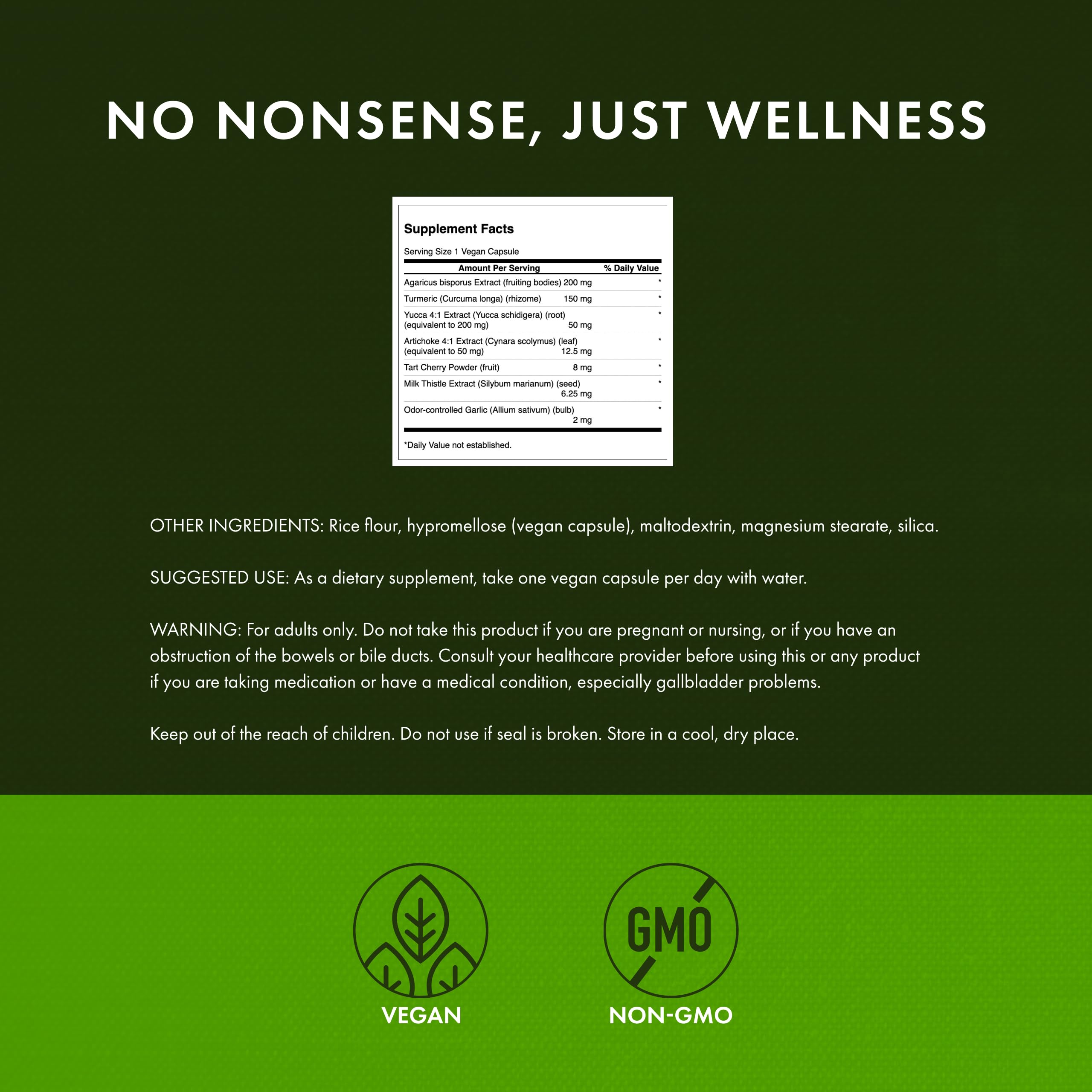 Swanson Uric Acid Cleanse label close-up highlighting high-quality ingredients.
