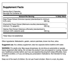 Swanson Sleep Complex packaging showing 60 capsules