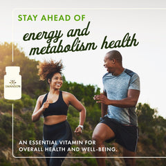 Close-up of Swanson Vitamin B12 500 mcg label