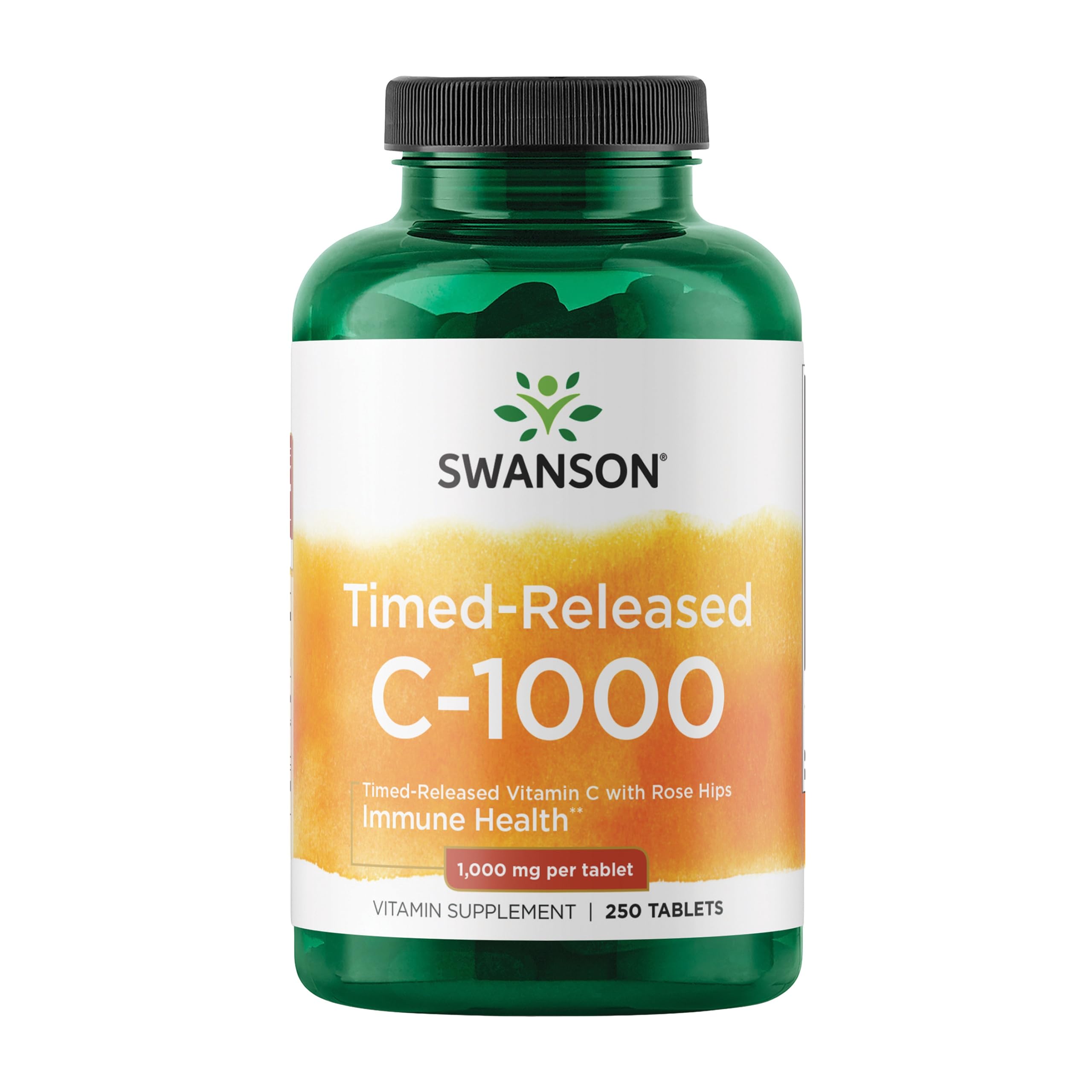 Product image: Swanson Timed-Release Vitamin C with Rose Hips, 1000 mg, 250 tablets