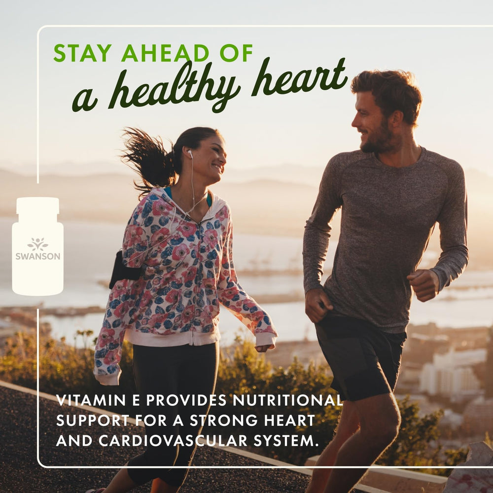 Close-up of Swanson Vitamin E 1000 IU softgels