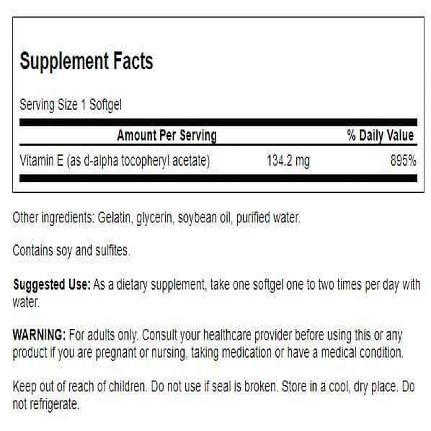 Graphic showing heart health support from Swanson Vitamin E