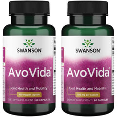 Swanson Avovida 100 mg 60 capsules (2 pack) bottle label