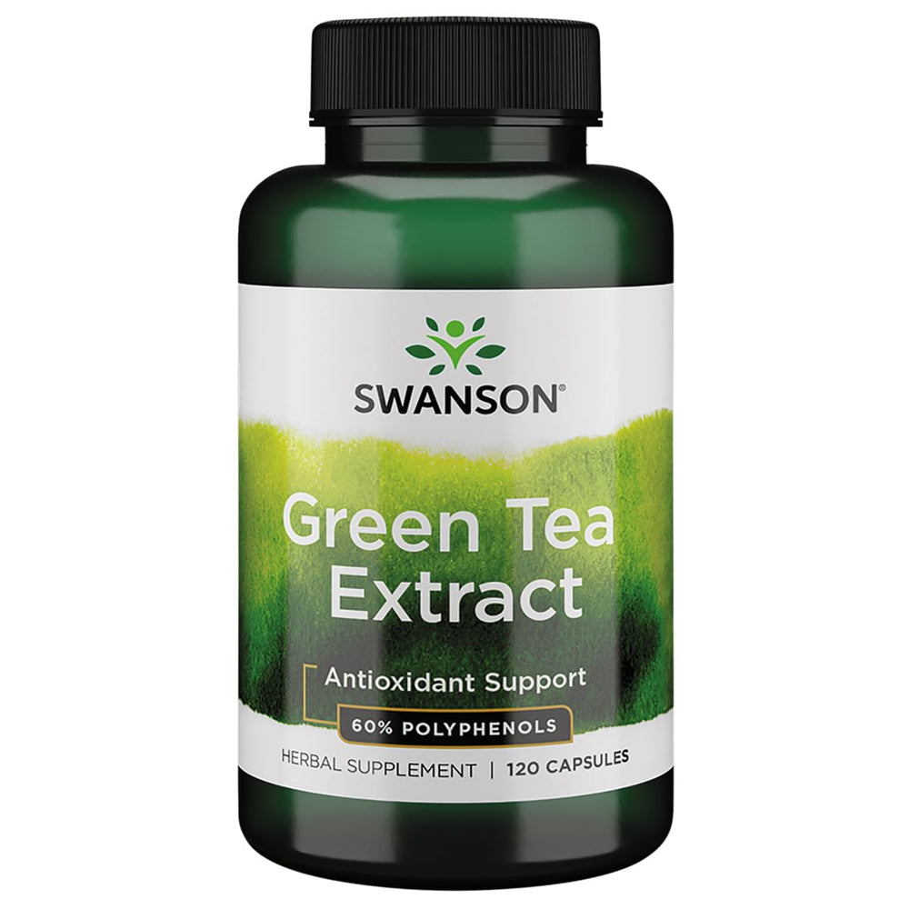 Swanson Green Tea Extract (Standardized) 120 Capsules bottle