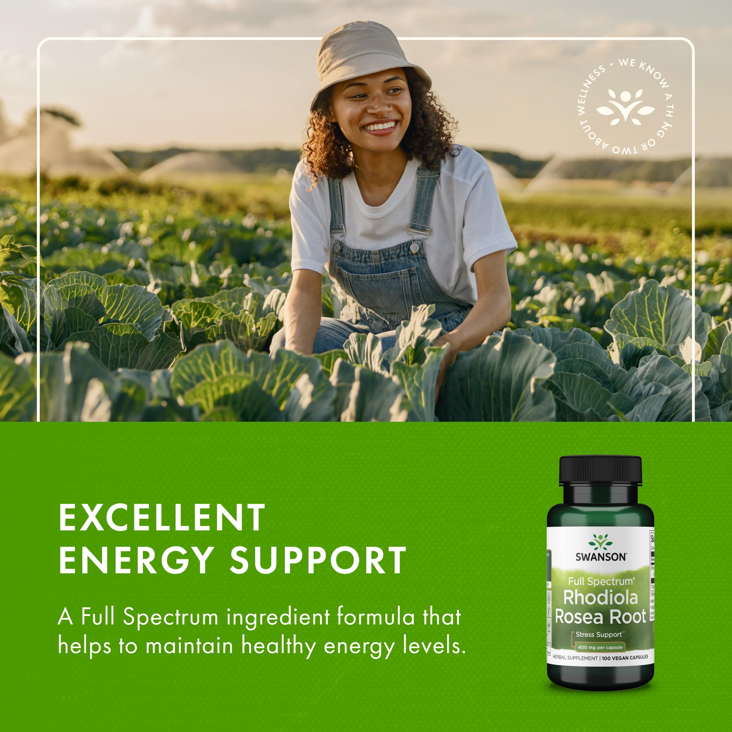 Natural adaptogenic herb supplement for mood and stress support