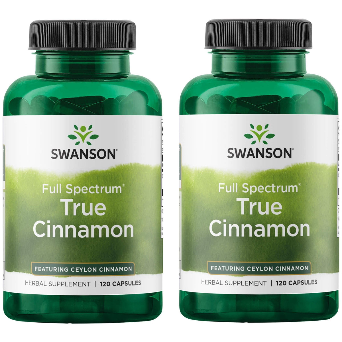 Swanson Full Spectrum True Cinnamon bottle - front view
