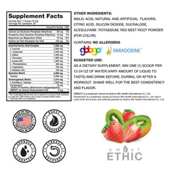 Sweat Ethic Amino Trim Strawberry Kiwi flavor, 30 servings