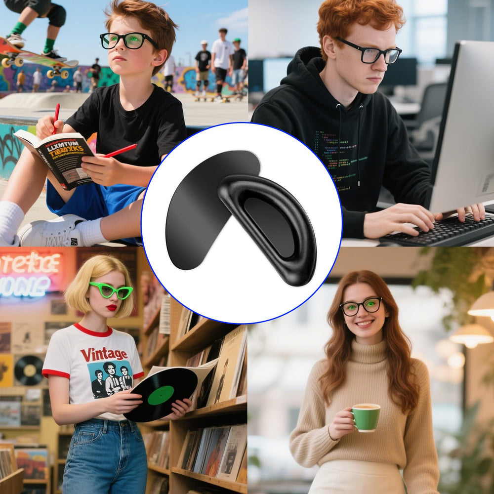 Durable sweatproof silicone nose pads for glasses