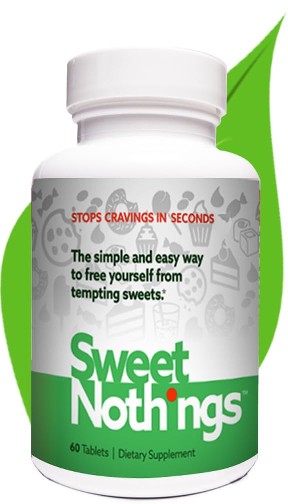 Front pack shot of Sweet Nothing minty gymnema lozenges