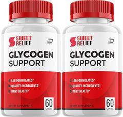 Sweet Relief Glyco Capsules bottle front view