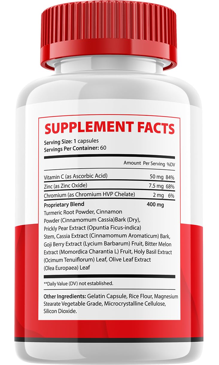 Close-up of SweetRelief Glyco Capsules label