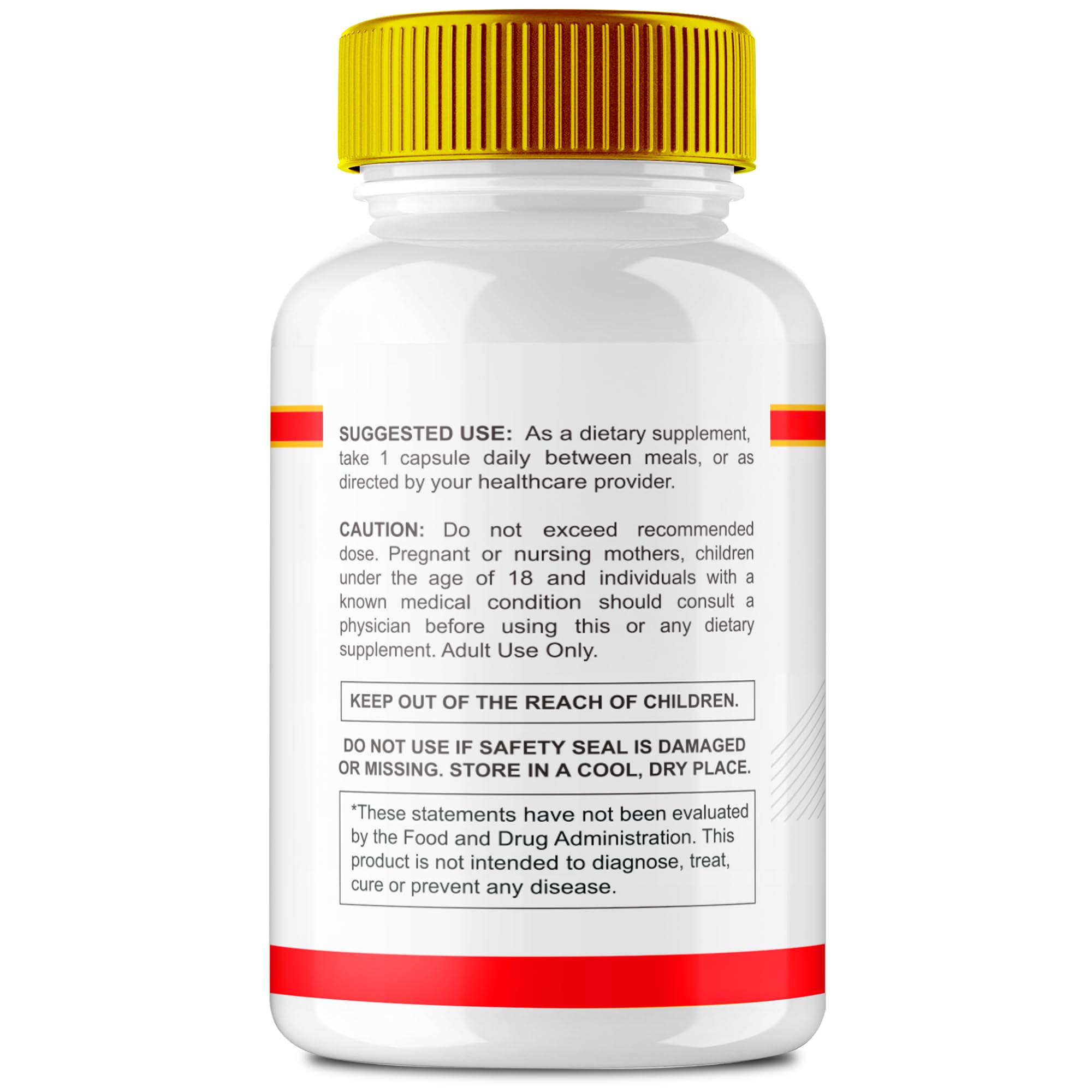 Nutrition facts panel on Sweet Restore box