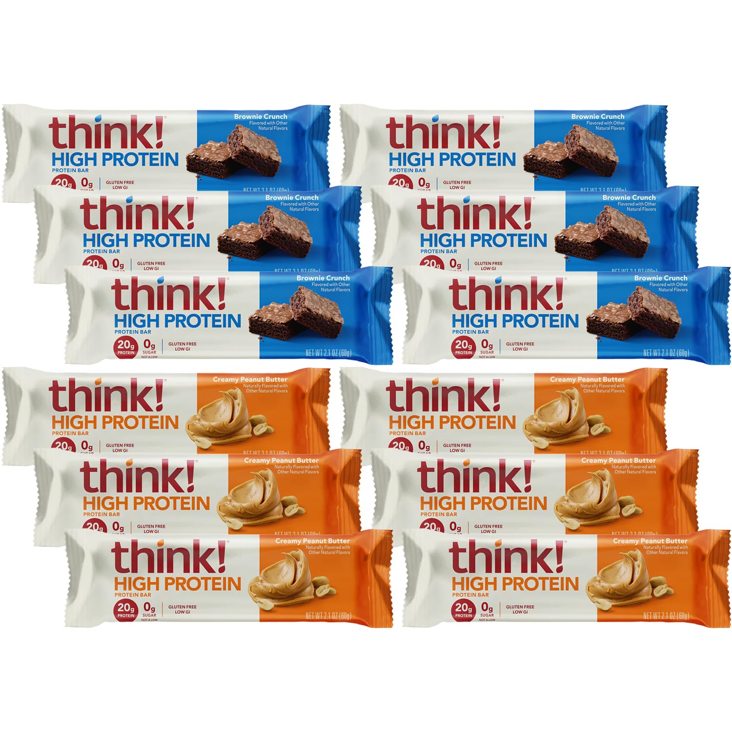 SWEETSIDE CANDY CO high-protein bars Brownie Crunch image highlighting rich texture for post-workout snack