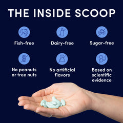 Graphic showing 50 vitamins, minerals, antioxidants and adaptogens