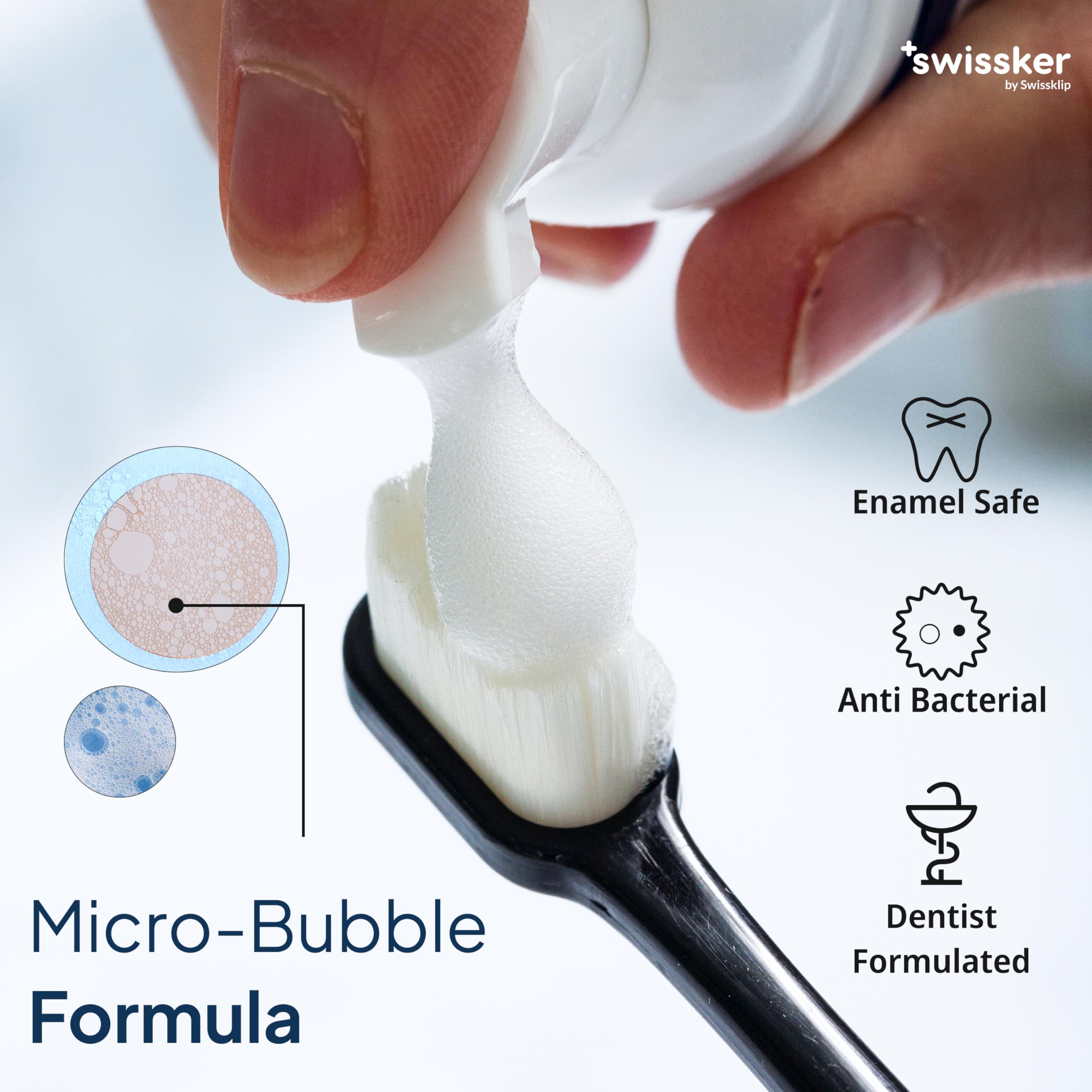 Applying Whitening Foam at home