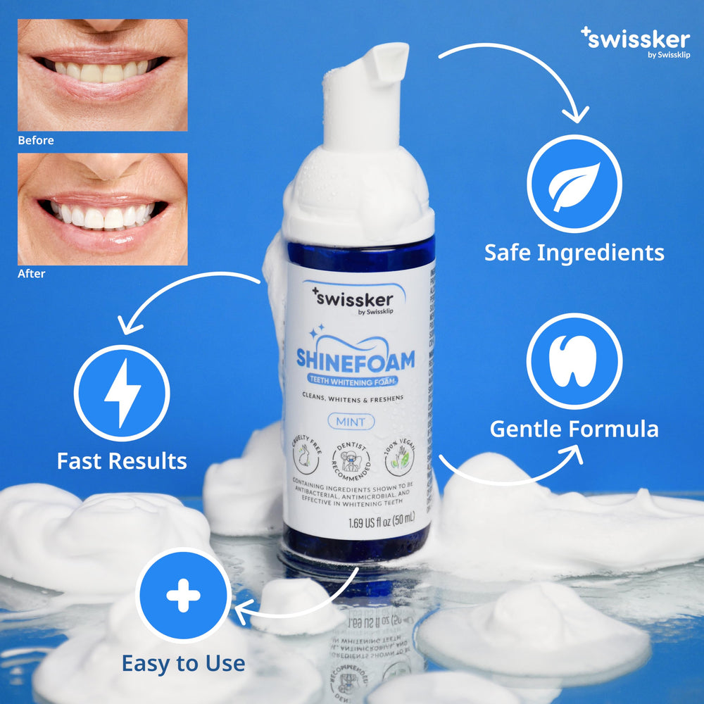Microbubble whitening action of ShineFoam