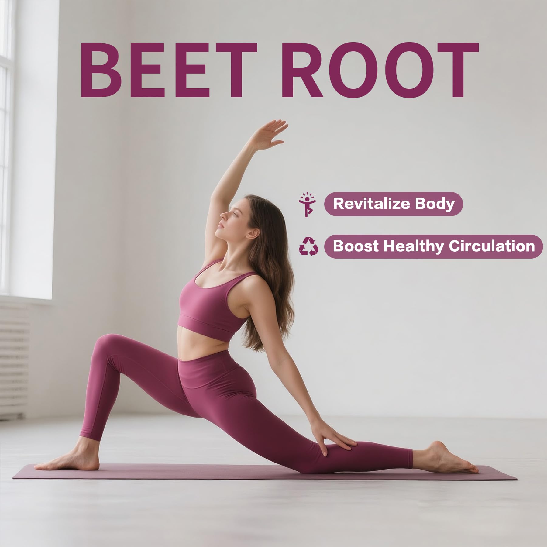 Swiyie Beet Root Capsules benefits visual communicates circulation and energy possibility