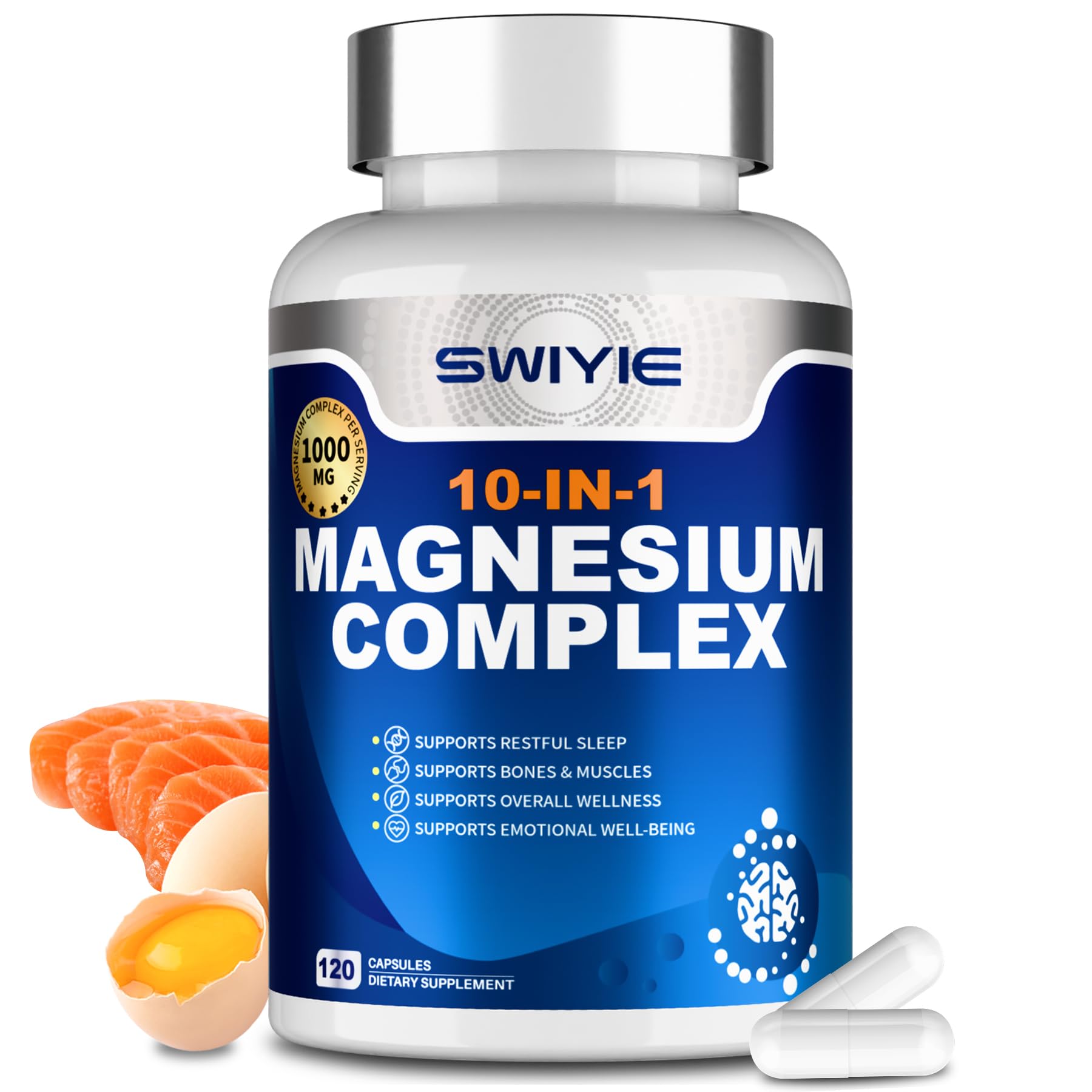 SWIYIE Magnesium Complex 10-in-1 bottle front