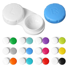 Syaonrst 12 piece color contact lens case set in a row