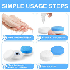 Durable ABS plastic material used for lens cases