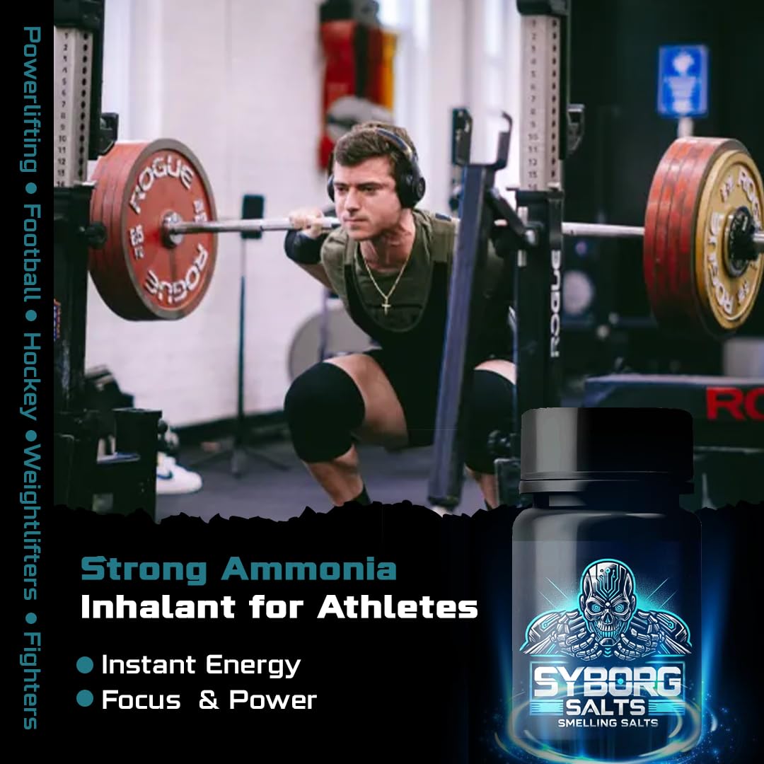 Syborg Salts pocket-size bottle delivers quick wake-up before workouts.