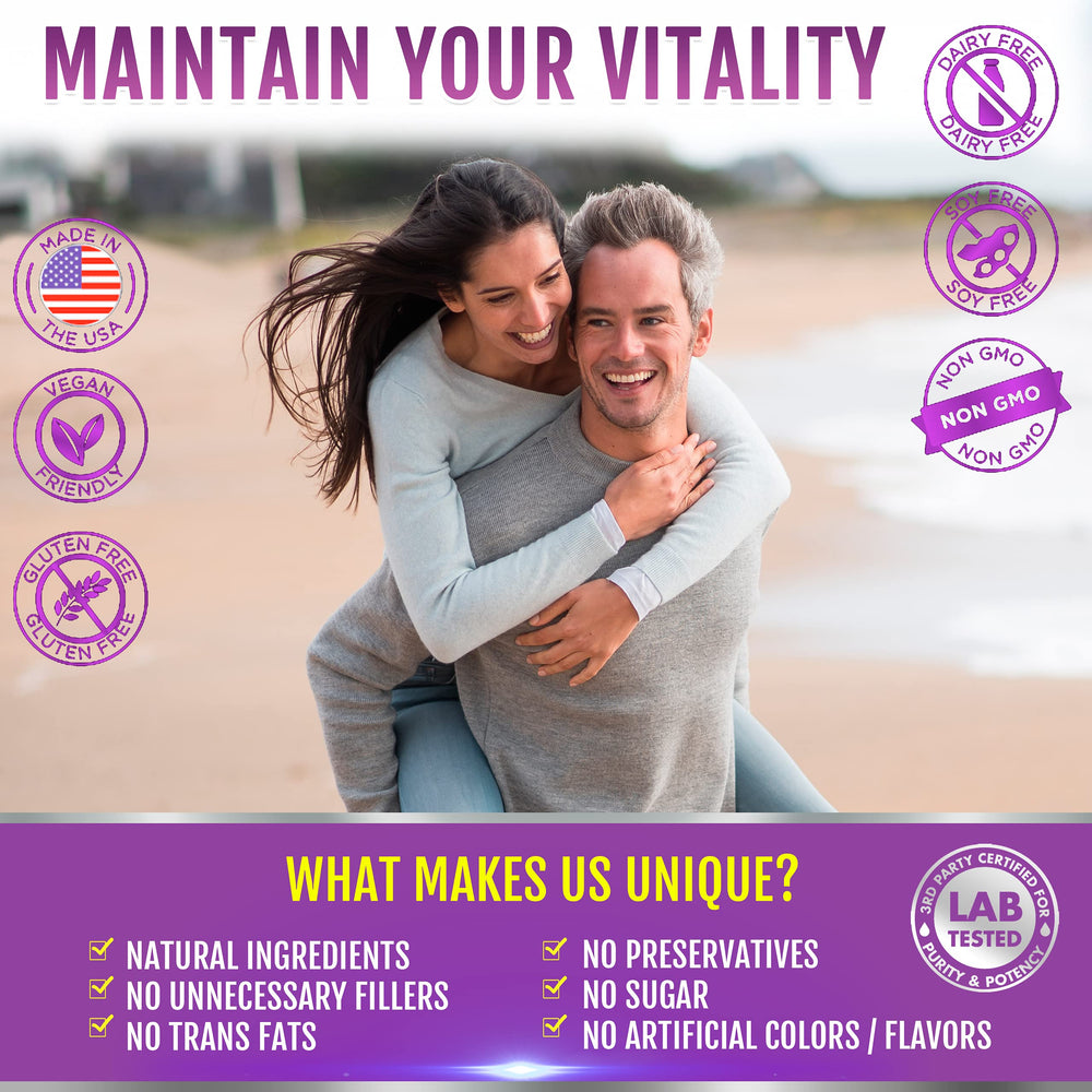 Label indicators: Non-GMO, gluten-free, vegan-friendly