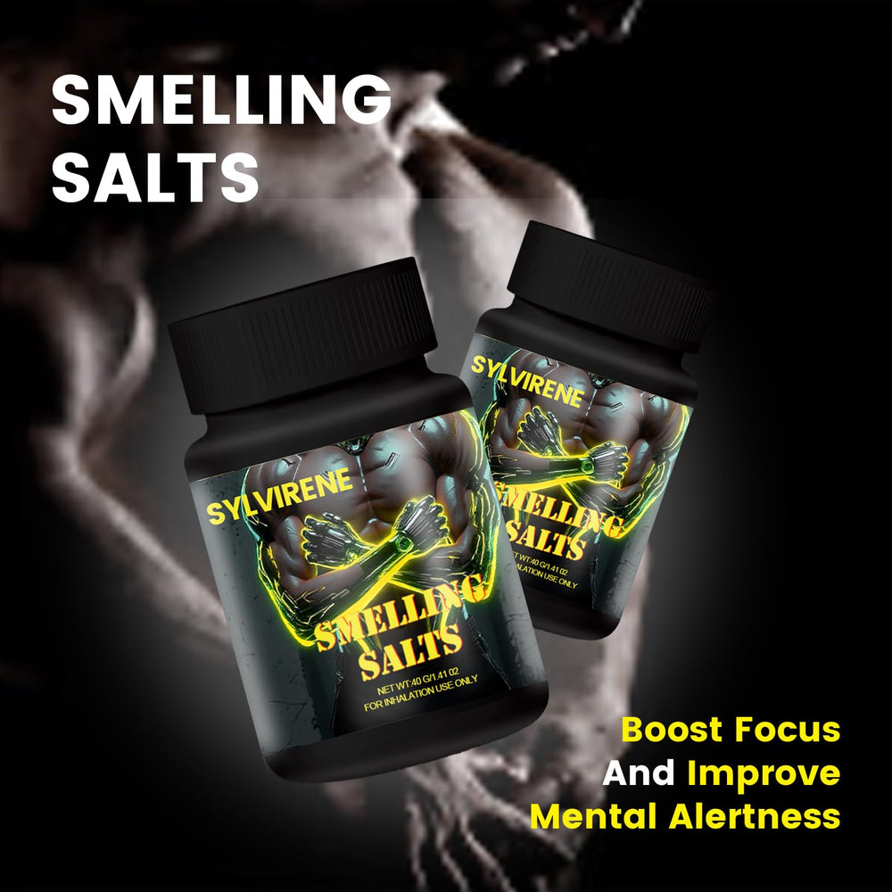 Sylvirene smelling salts bottle-front-label highlights powerful training aid