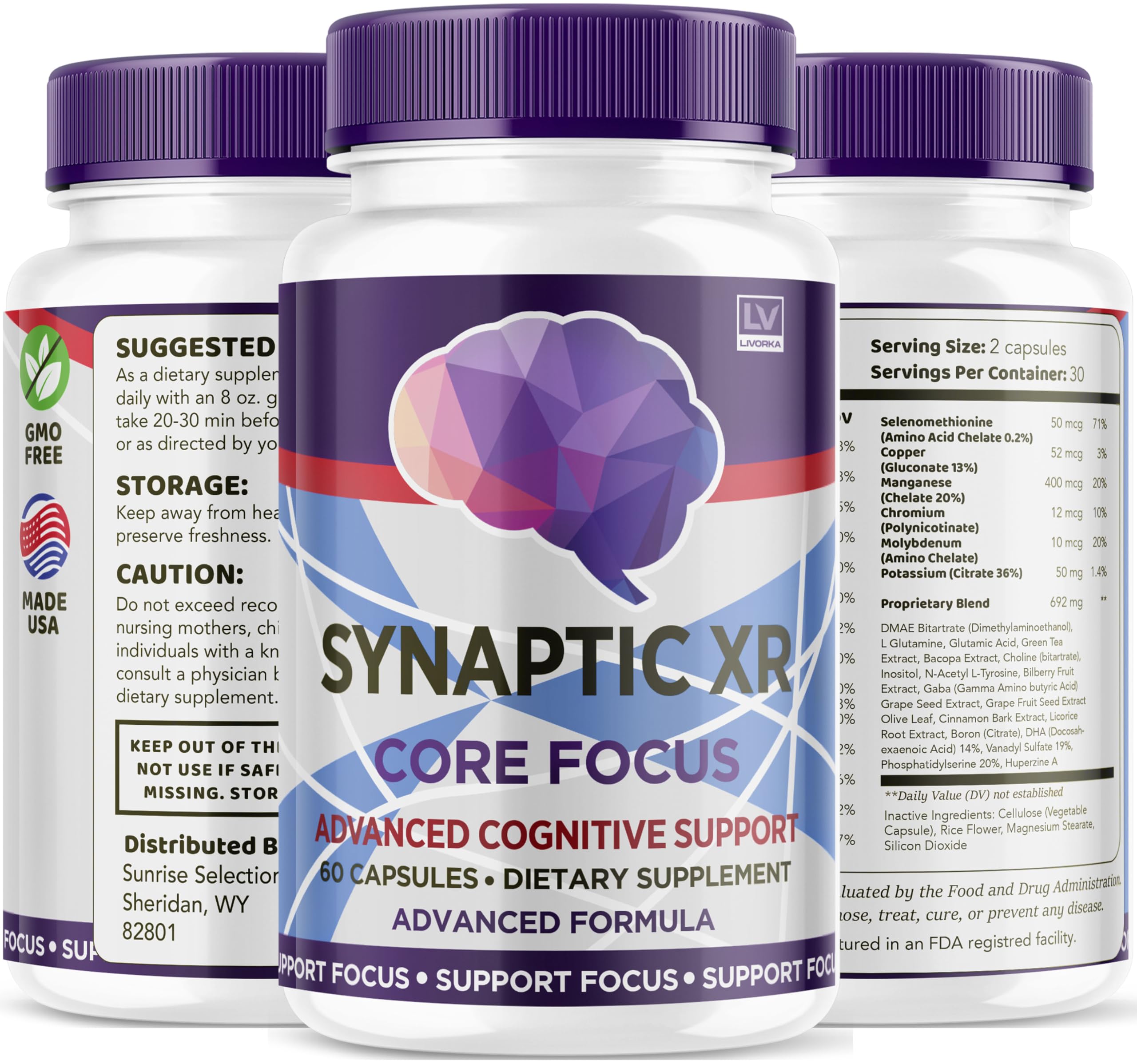 Synaptic XR brand 5-pack display