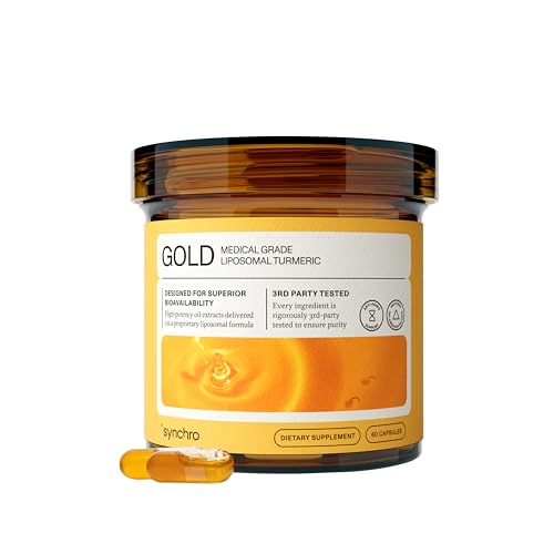 Synchro Gold liposomal turmeric 60-count capsules