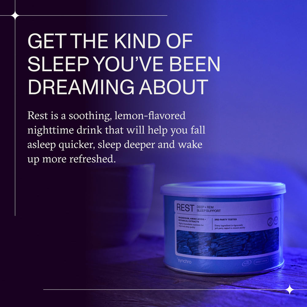 Close-up of sweet lemon-flavored sleep powder