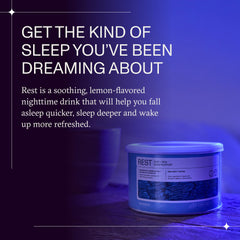 Close-up of sweet lemon-flavored sleep powder