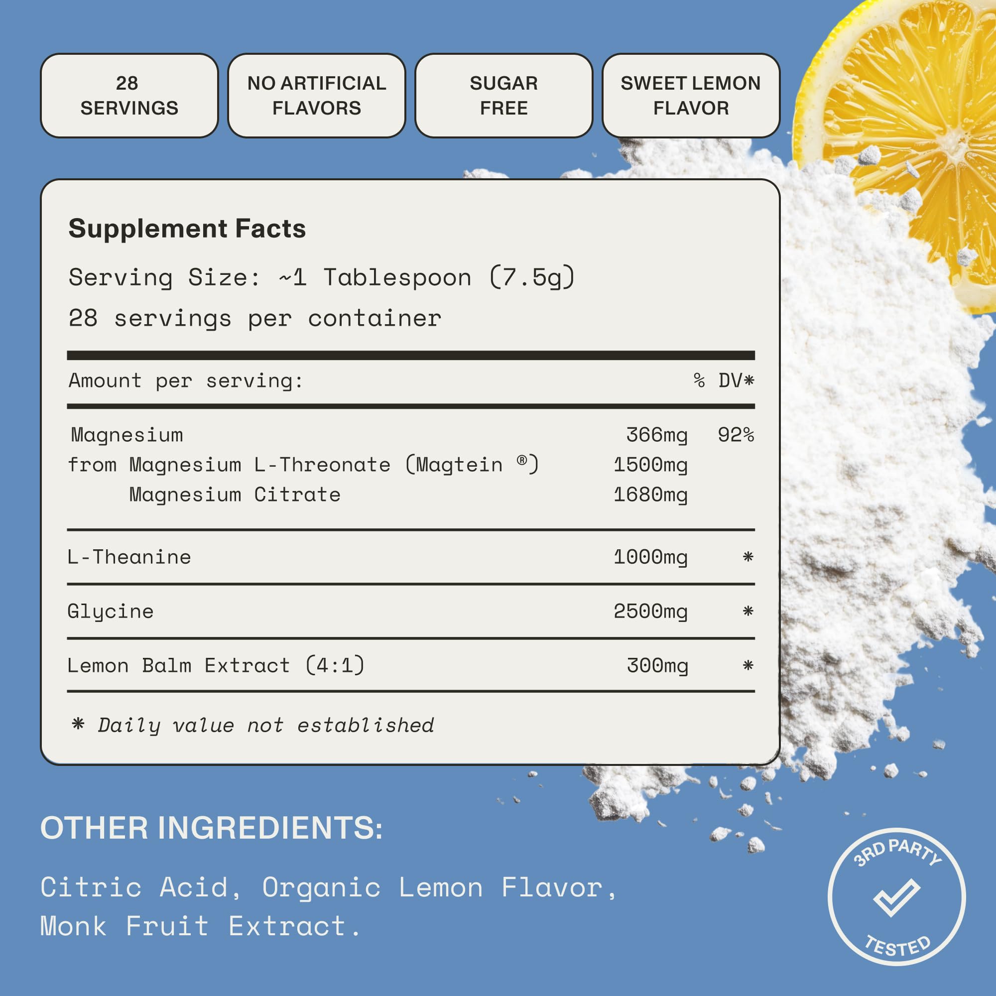 Dissolving sleep powder in warm water 45 minutes before bedtime