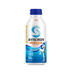 Syncron aluminum bottle packaging emphasizes premium, portable hydration on the go